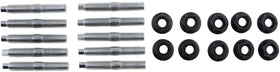 Dorman close-up of manifold studs and nuts highlighting durable finish and strength