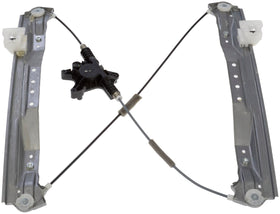 Dorman front driver regulator packaging showing part and compatibility benefits