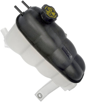 Dorman front pressurized reservoir front view showing fit for quick replacement