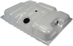 Dorman fuel tank front profile showing mounting points and correct fit