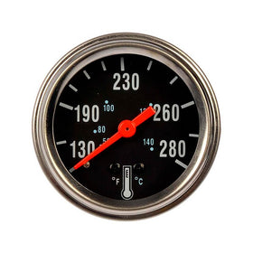 Dorman gauge installed in dash with sending unit visible for straightforward fitment