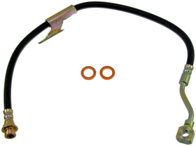 Dorman H38620 front driver-side hose in packaging showing ready-to-install replacement