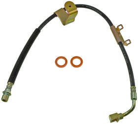 Dorman H620052 front view showing full hose and fittings, ensures correct fit