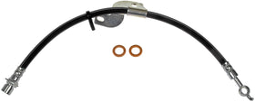 Dorman H621912 front passenger hose packaged showing part and label, ensures correct replacement