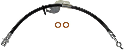 Dorman H621912 front passenger hose packaged showing part and label, ensures correct replacement
