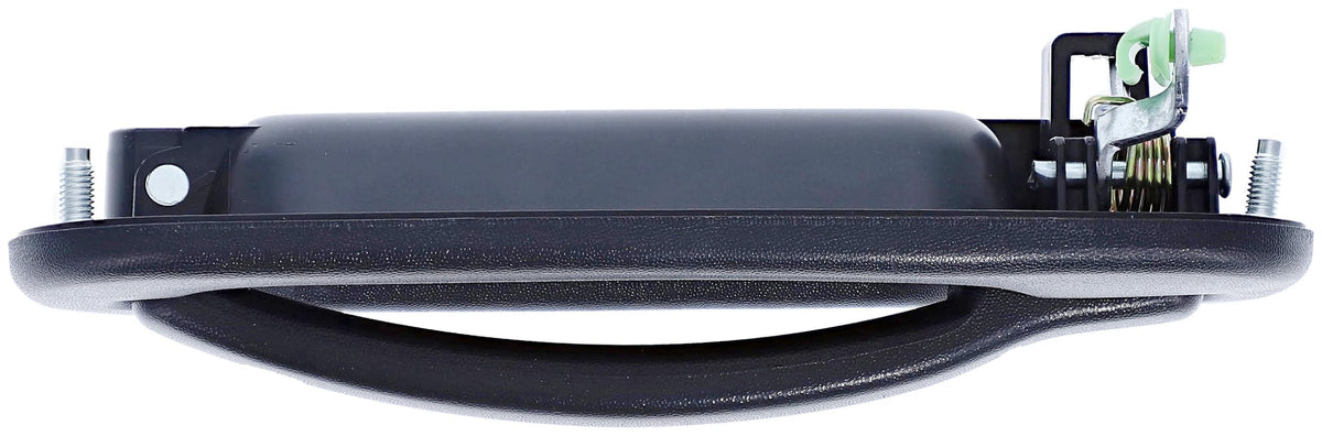 Dorman handle installed on truck door illustrating easy replacement benefit