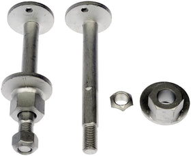 Dorman hardware kit installed on control arm demonstrating restored adjustability