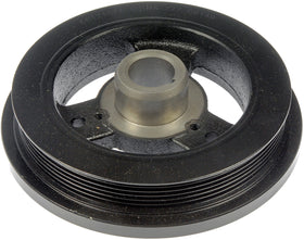 Dorman harmonic balancer front view showing full pulley and correct fit for Jeep models