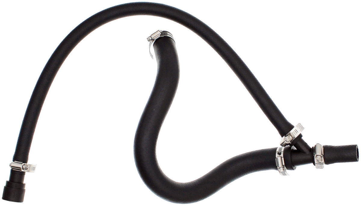 Dorman heater hose close-up of connection points demonstrating secure sealing