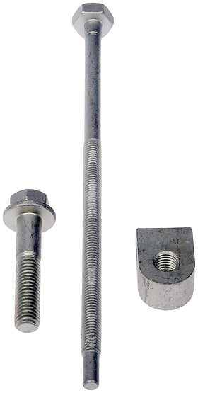 Dorman kit installed on engine idler pulley demonstrating restored belt tension and alignment