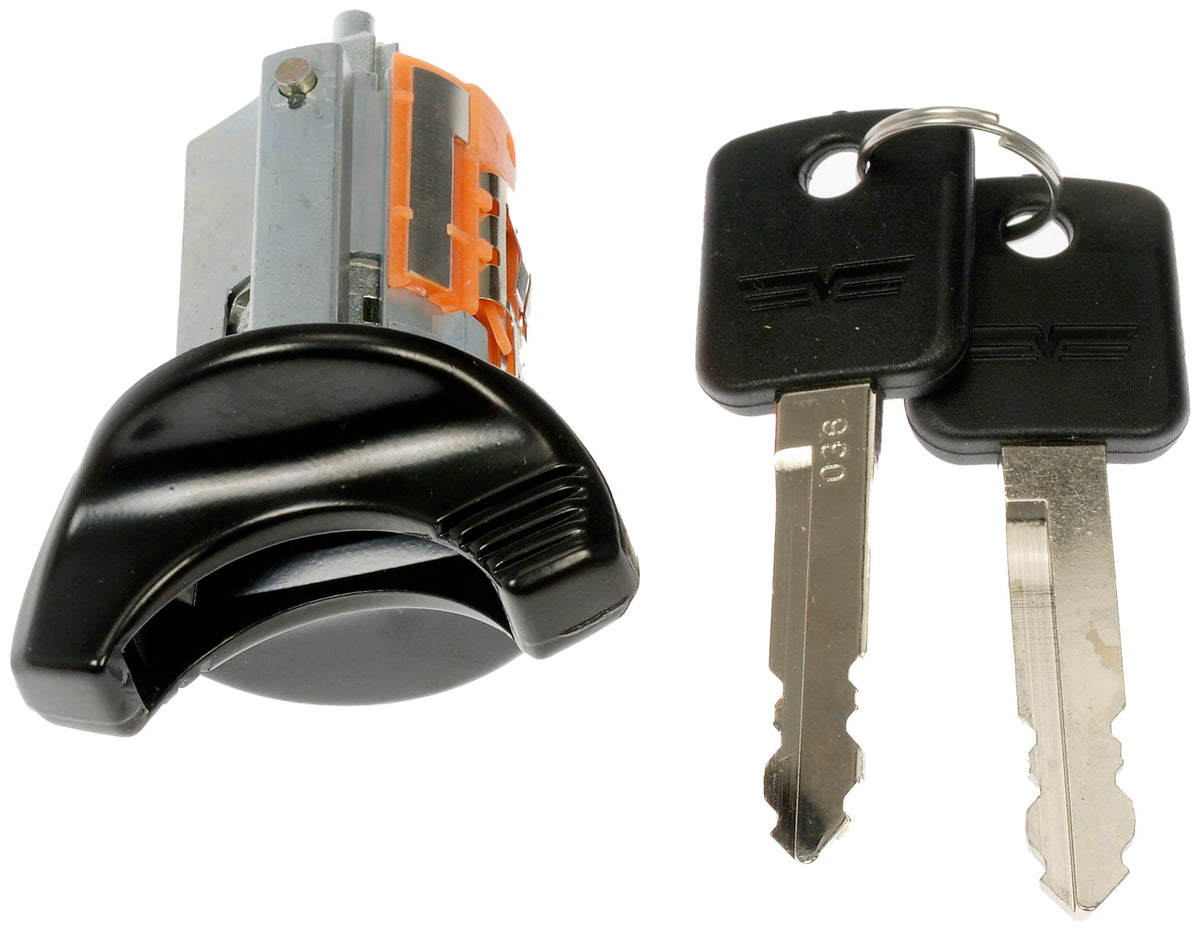 Dorman ignition key slot close-up highlighting precision tumblers for smooth turning