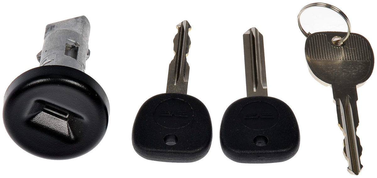 Dorman ignition lock cylinder with valet key and two transponder keys for easy replacement