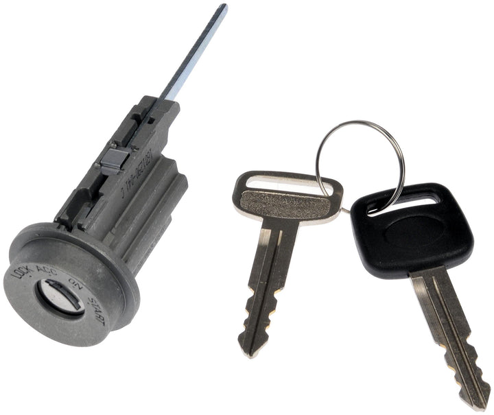 Dorman ignition lock cylinder front view showing fitment and reliable replacement