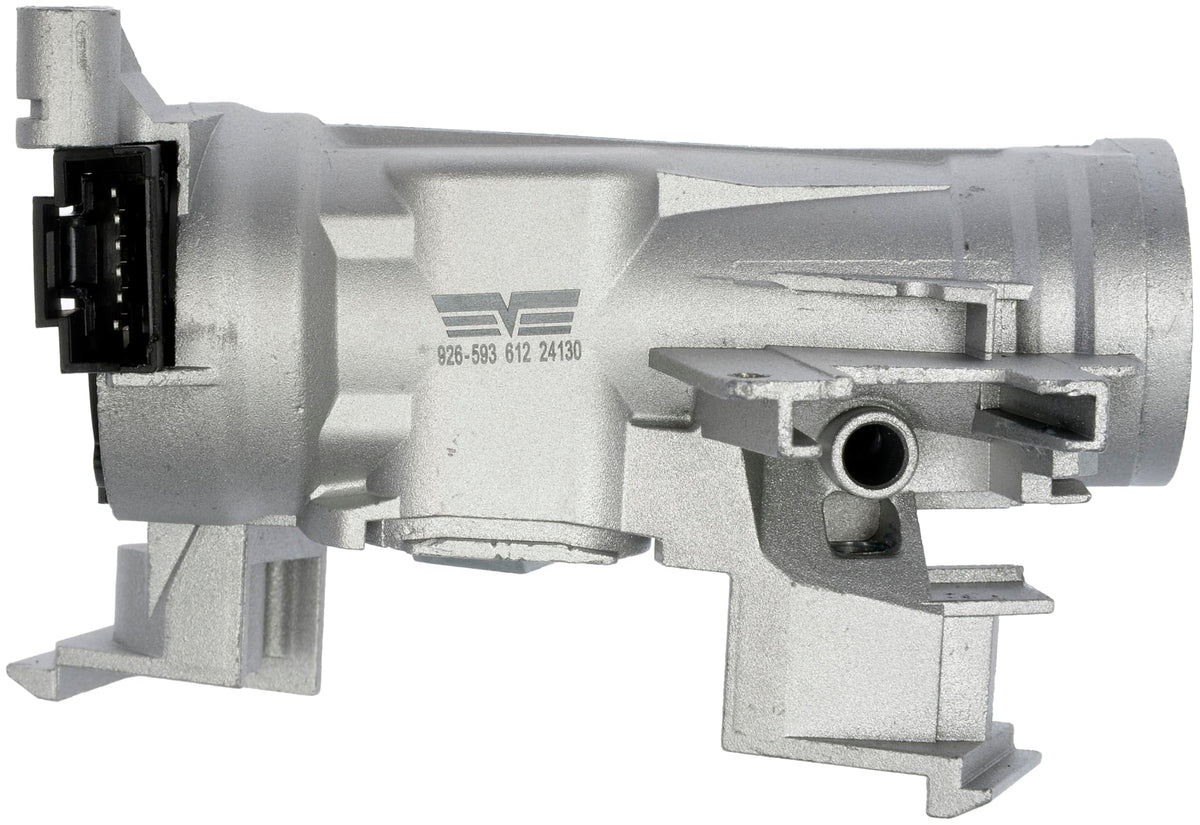Dorman ignition lock housing installed in steering column showing restored key operation