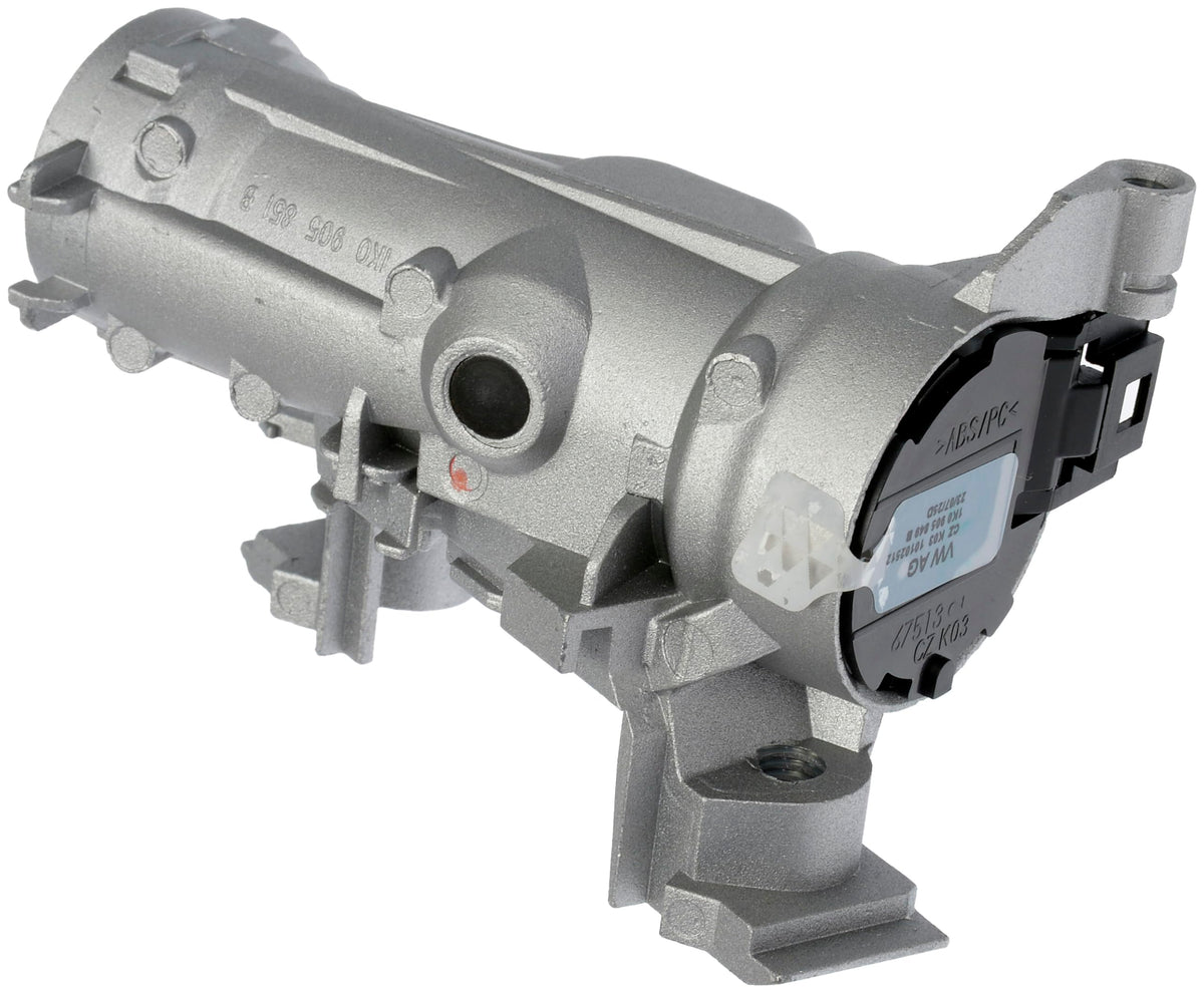 Dorman ignition lock housing packaging label showing part number and verified fit