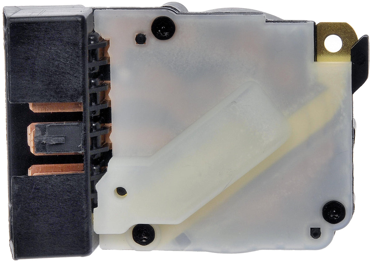 Dorman ignition switch close-up of terminals and housing demonstrating durable construction