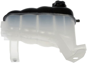 Dorman reservoir installed in engine bay demonstrating direct-fit replacement benefit