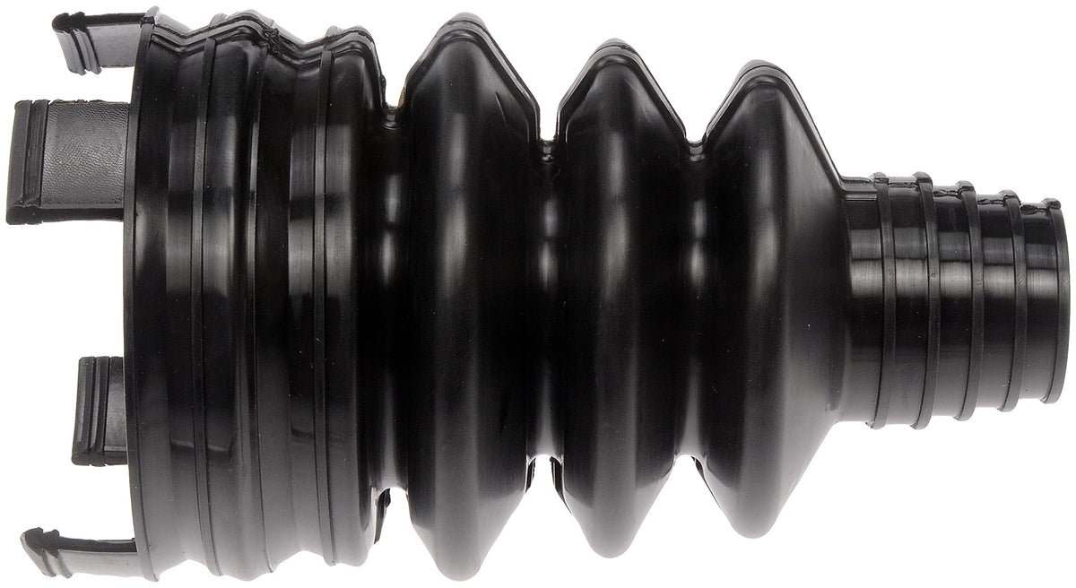 Dorman installed split CV boot on axle showing quick repair benefit