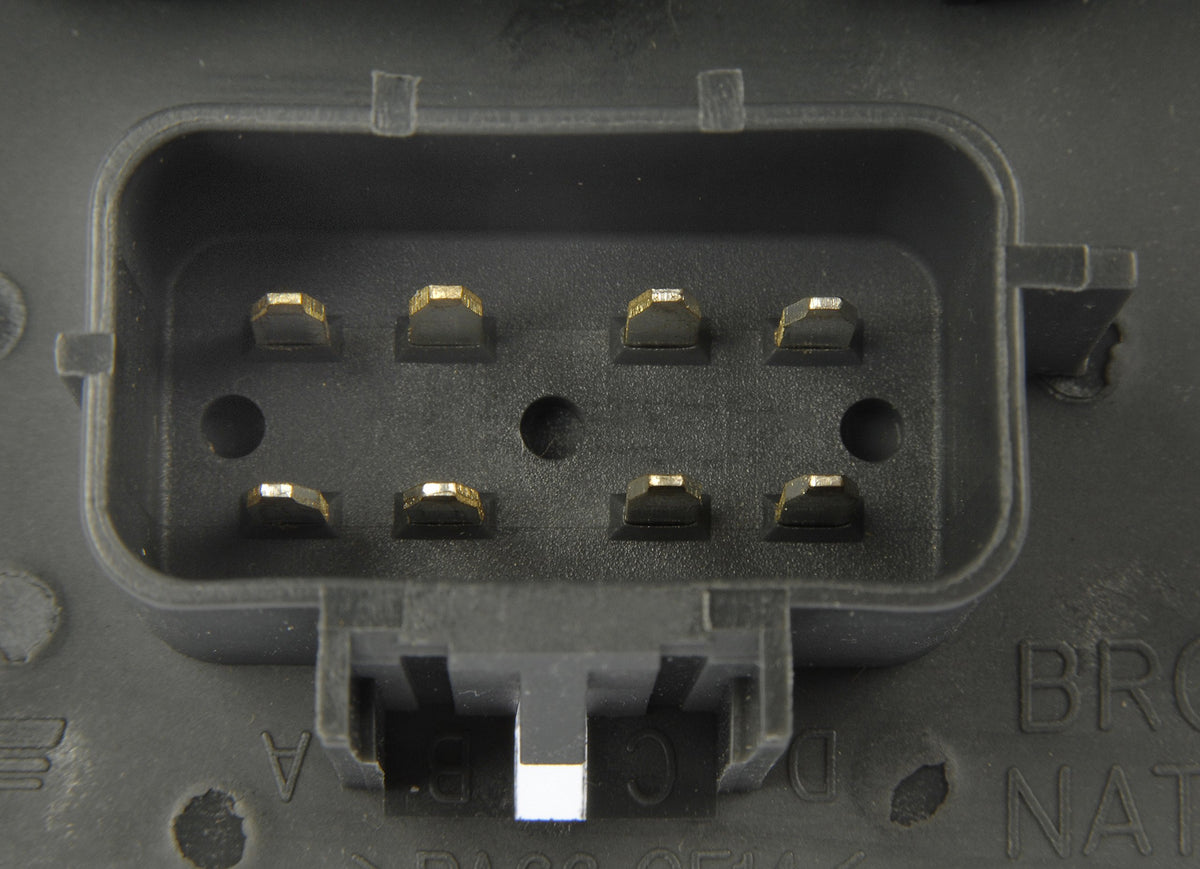 Dorman board installed in tail lamp housing showing restored light function