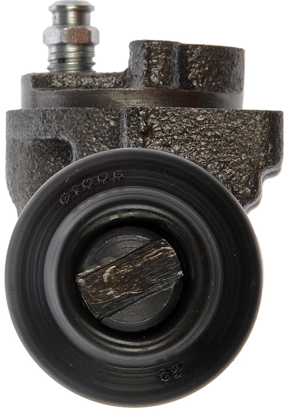 Dorman wheel cylinder installed on drum assembly demonstrating correct fitment