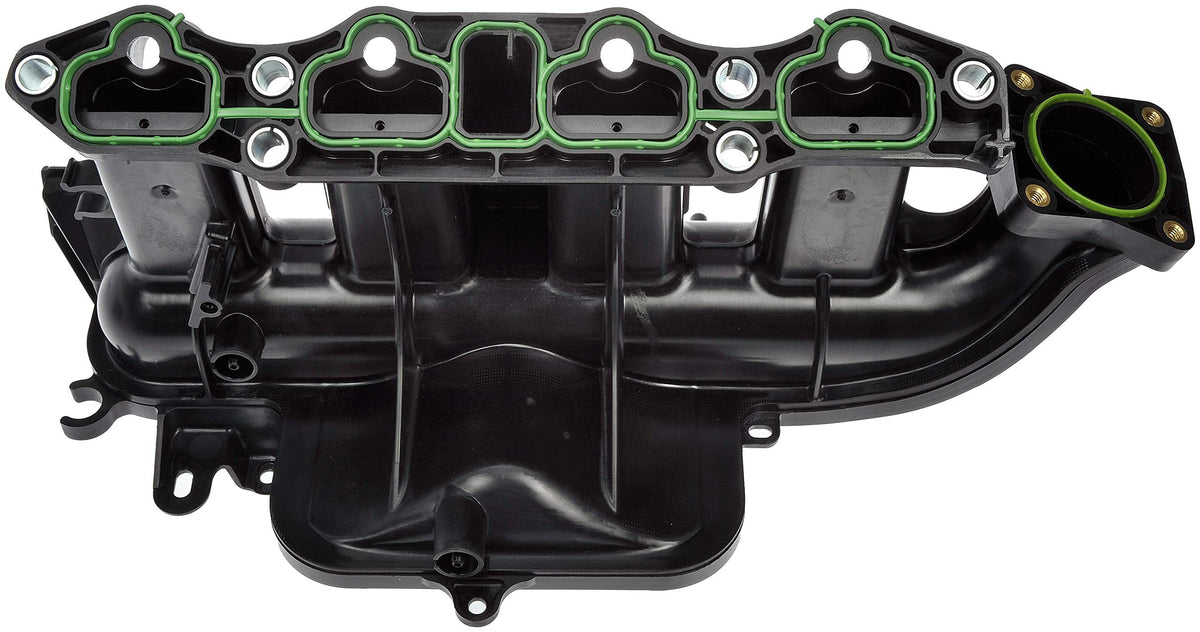 Dorman intake manifold close-up retaining pin securing PCV valve for reliability benefit