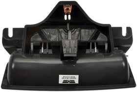 Dorman latch installed in console demonstrating restored closure and security