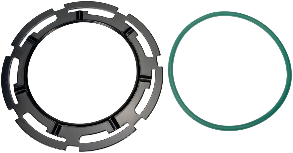 Dorman lock ring installed on sending unit demonstrating secure fit and alignment