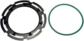 Dorman lock ring next to ruler for scale showing correct size for replacement
