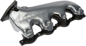 Dorman manifold installed on engine illustrating direct-fit replacement and proper sealing