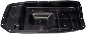 Dorman pan installed under vehicle demonstrating OEM-fit and clearance