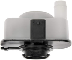 Dorman pump close-up of electrical connector and ports highlighting durability benefit