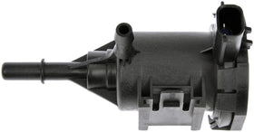 Dorman purge valve close-up of electrical connector for easy plug-and-play benefit
