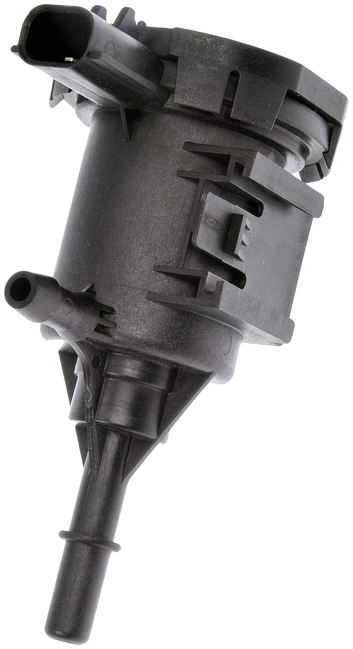 Dorman purge valve front view showing mounting and durable construction benefit