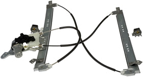 Dorman regulator close-up highlighting tension springs and cable routing for durability