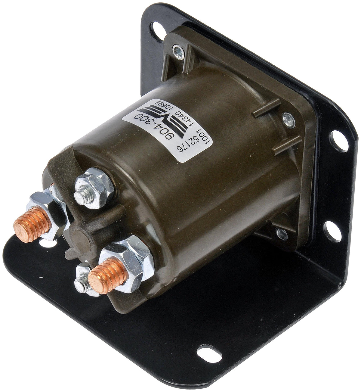 Dorman relay front view showing compact housing and secure fit benefit