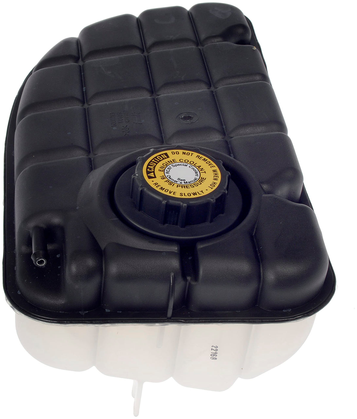 Dorman reservoir cap closeup highlighting sealing design and reliable pressure control