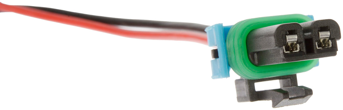 Dorman resistor installed in vehicle HVAC housing demonstrating restored fan control