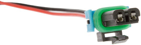 Dorman resistor installed in vehicle HVAC housing demonstrating restored fan control