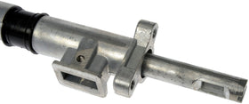 Dorman shift tube next to ruler and packaging showing size and ready-to-install benefit