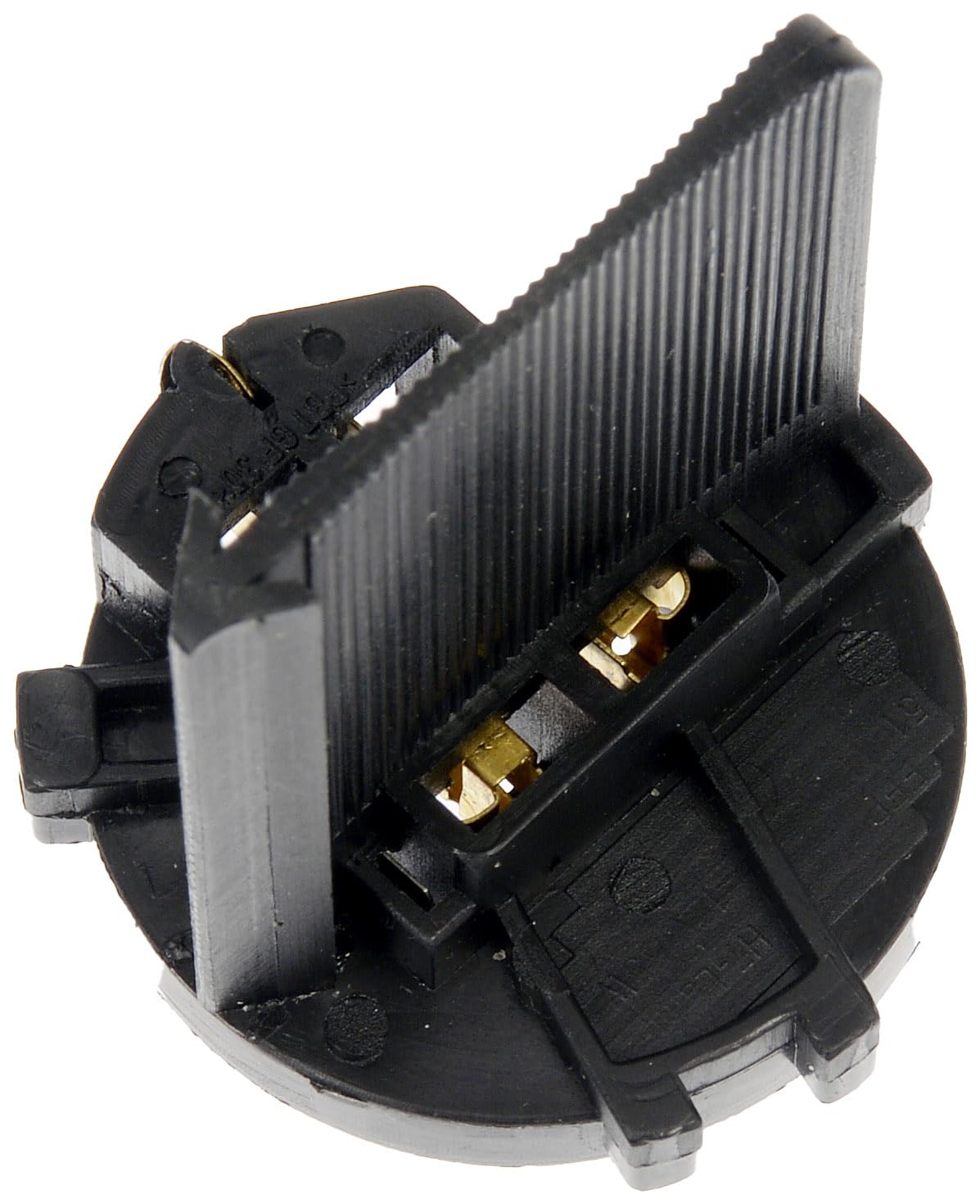Dorman socket installed in headlamp assembly demonstrating easier replacement
