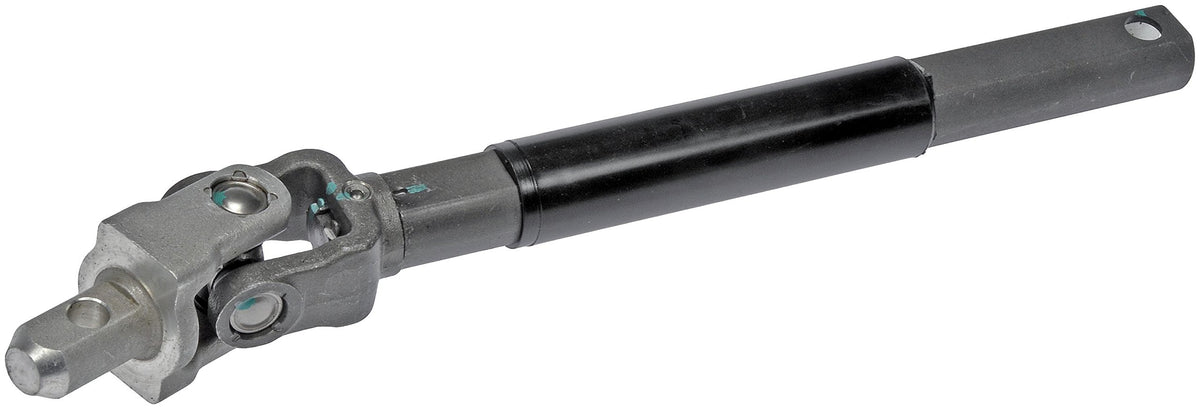Dorman steering shaft front view showing full shaft and attachment points for confident fit