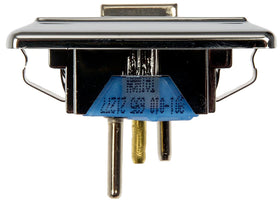 Dorman switch size comparison next to ruler showing compact dimensions for fit