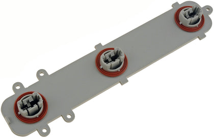 Dorman front view of the tail light circuit board showing connector and mounting for accurate replacement