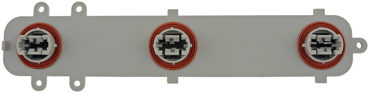 Dorman circuit board installed in Trailblazer tail lamp demonstrating restored light operation