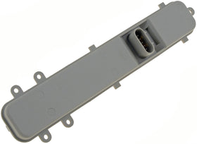 Dorman circuit board next to ruler showing size for easy fit verification and installation planning