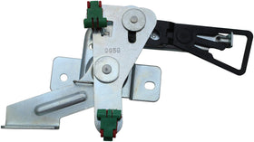 Dorman tailgate latch bracket front view showing robust construction and reliable fit