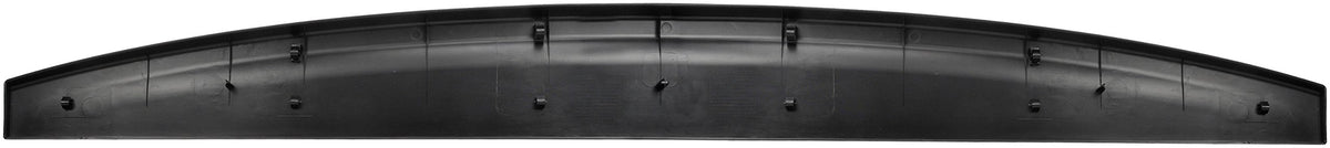Dorman tailgate molding installation closeup showing mounting detail and durability