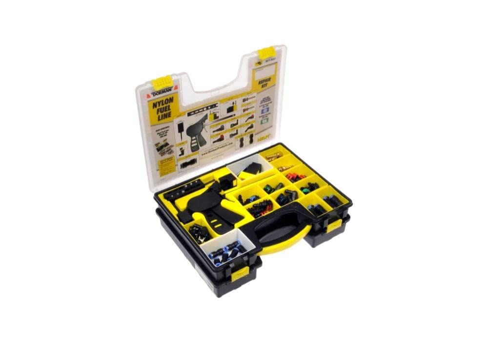 Dorman tech tray front view showing organized 83-piece kit and quick access