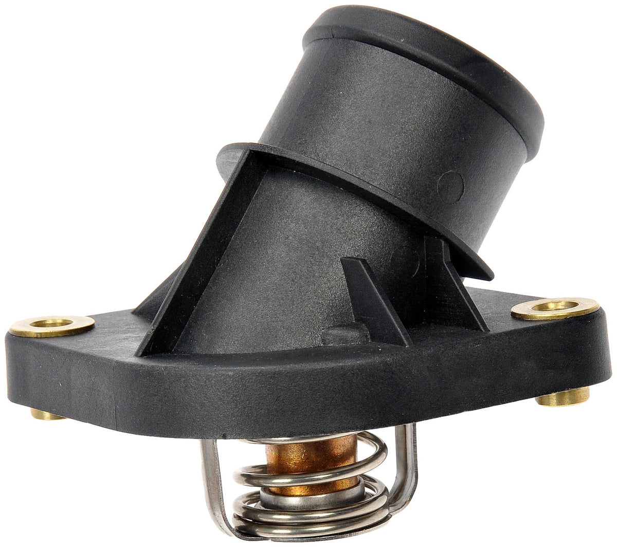 Dorman thermostat housing close-up of material and finish illustrating crack resistance