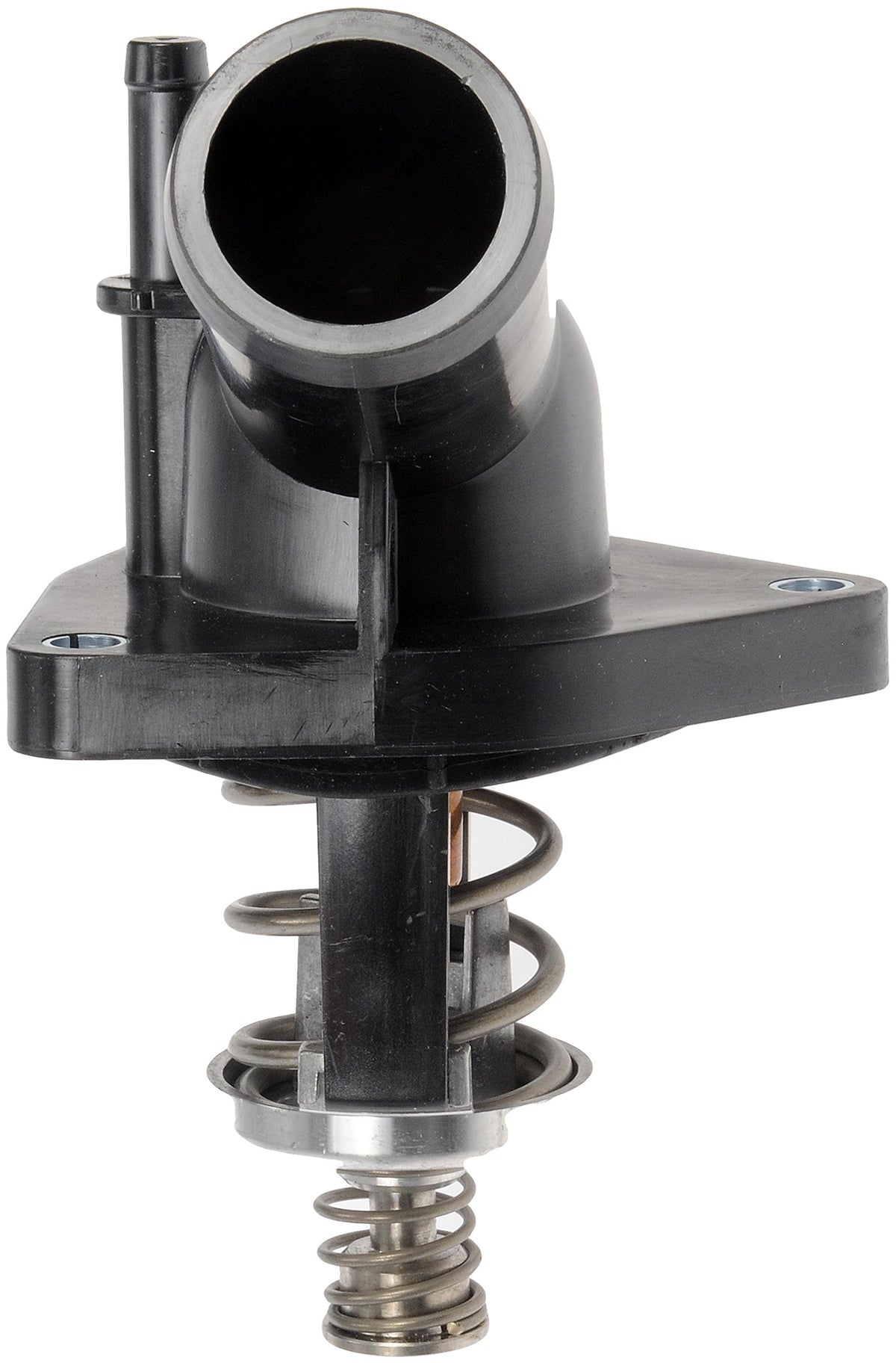 Dorman thermostat housing close-up of seal surface highlighting precision fit and leak prevention
